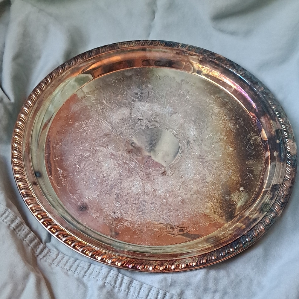 Vintage Kent Silver Smiths Serving Tray